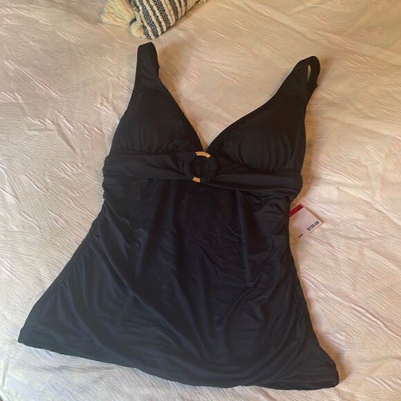 Michael Kors New Navy Swim Top - XS - NWT - Picture 1 of 5